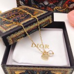 Dior Heart Pearl Necklace