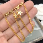 Dior star ✨ tassel stud earrings with diamonds