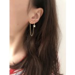 Dior star ✨ tassel stud earrings with diamonds