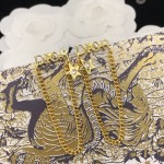 Dior star ✨ tassel stud earrings with diamonds