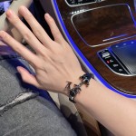 Louis Vuitton cowhide cord bracelet, same style as the couple