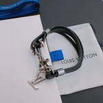 Louis Vuitton cowhide cord bracelet, same style as the couple