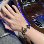Louis Vuitton cowhide cord bracelet, same style as the couple