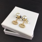 Dior stud earrings