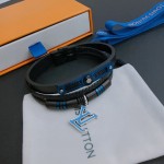 Louis Vuitton cowhide cord bracelet, same style as the couple