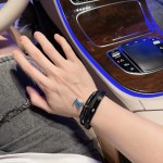 Louis Vuitton cowhide cord bracelet, same style as the couple