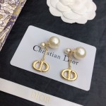 Dior stud earrings