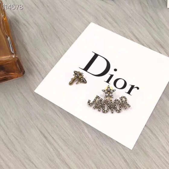Dior stud earrings