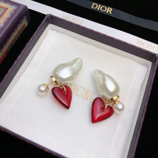 Dior stud earrings