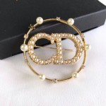Dior CD brooch