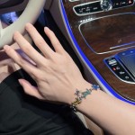 Louis Vuitton Cuban Chain Collection Vintage Silver Bracelet Couple's version 22cm20cm18cm changeable length