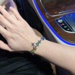 Louis Vuitton Cuban Chain Collection Vintage Silver Bracelet Couple's version 22cm20cm18cm changeable length