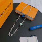Louis Vuitton Rockabilly punk thai silver vintage silver necklace for couples with 60cm adjustable length
