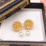 Dior stud earrings