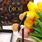Dior stud earrings