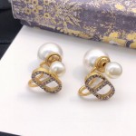 Dior stud earrings