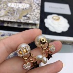 Dior stud earrings