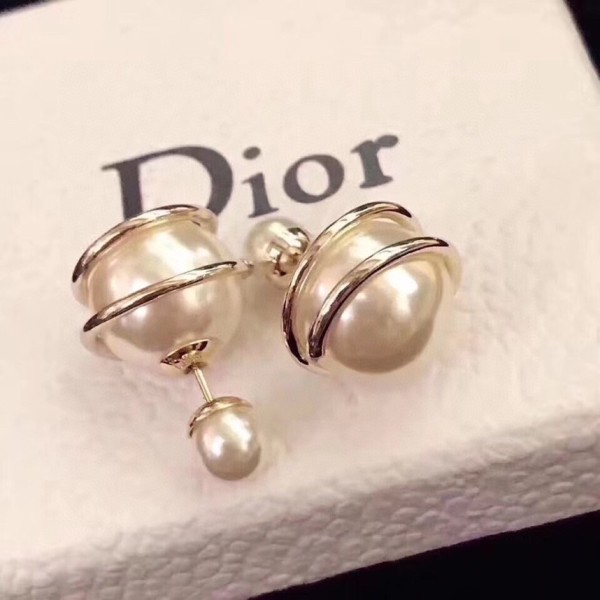 Dior stud earrings