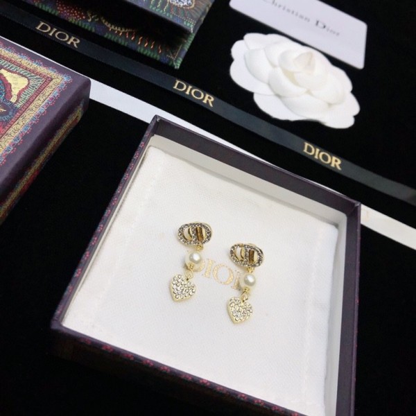 Dior stud earrings