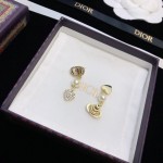 Dior stud earrings