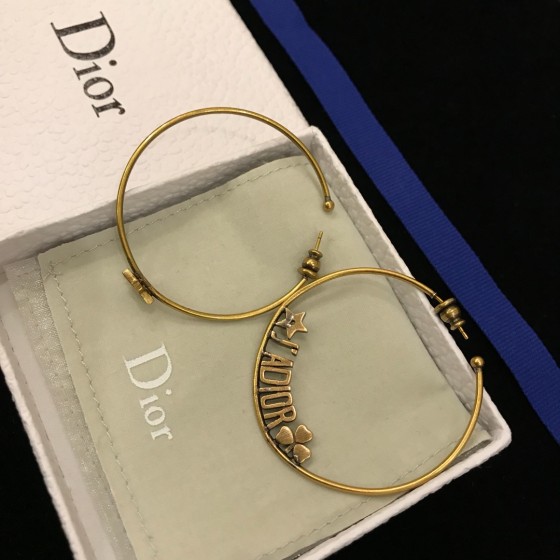Dior stud earrings