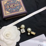 Dior stud earrings