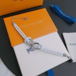 Louis Vuitton cowhide cord bracelet, same style as the couple