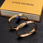 Louis Vuitton LV monogrammed openwork and gemstone bracelet