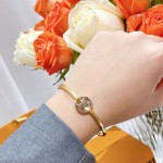 Louis Vuitton gold and silver two-tone monogram bracelet