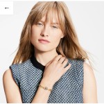 Louis Vuitton gold and silver two-tone monogram bracelet