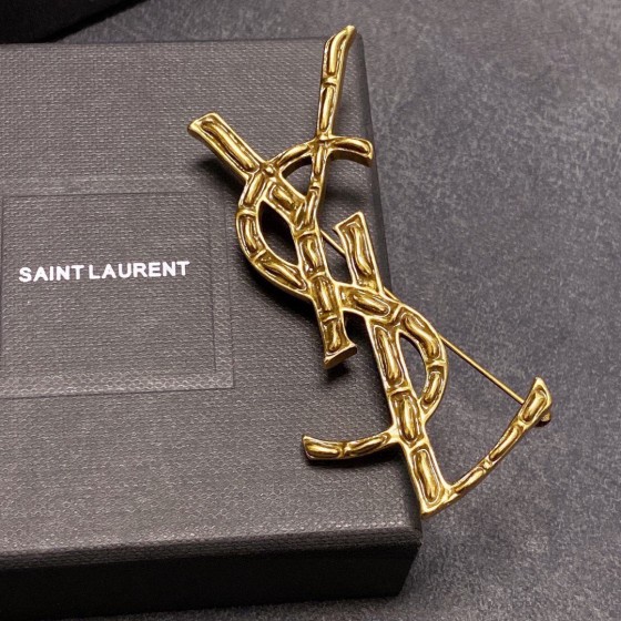 Saint Laurent YSL brooch