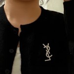 Saint Laurent YSL brooch