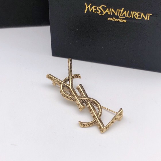 Saint Laurent YSL brooch