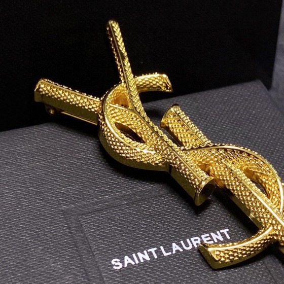 Saint Laurent YSL brooch