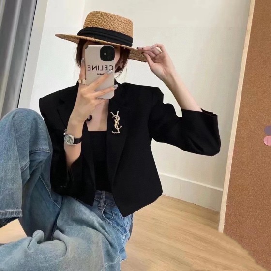 Saint Laurent YSL brooch