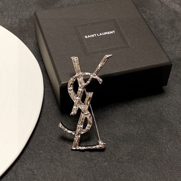 Saint Laurent YSL brooch