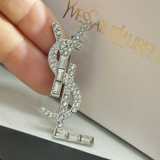 Saint Laurent YSL brooch