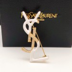 Saint Laurent YSL brooch
