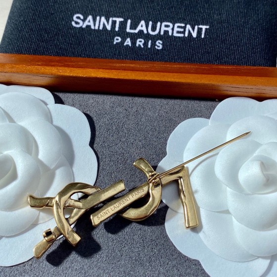 Saint Laurent YSL brooch