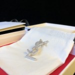 Saint Laurent YSL brooch