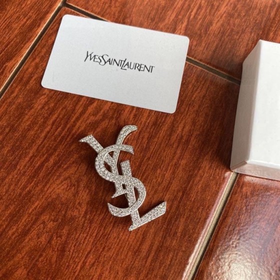 Saint Laurent YSL brooch