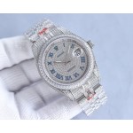 Rolex full diamond local luxury version 18k nanotechnology