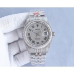 Rolex full diamond local luxury version 18k nanotechnology