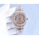 Rolex full diamond local luxury version 18k nanotechnology