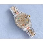 Rolex full diamond local luxury version 18k nanotechnology