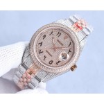 Rolex full diamond local luxury version 18k nanotechnology
