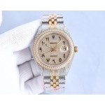 Rolex full diamond local luxury version 18k nanotechnology