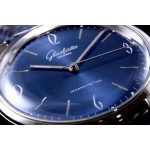 Glashütte - 60s vintage watches White gold plated antioxidant deck