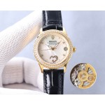 Rolex fashion women's watch simple three needle super luminous at night