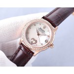 Rolex fashion women's watch simple three needle super luminous at night